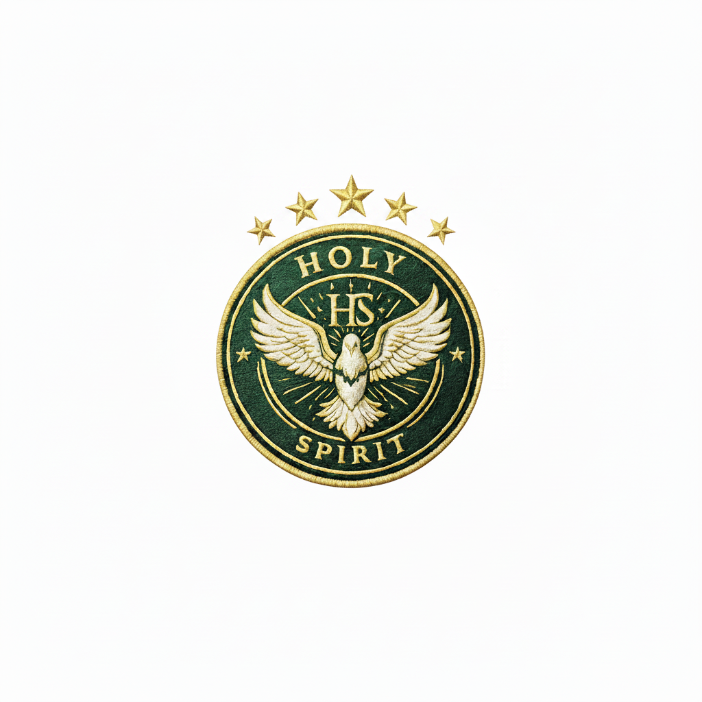 Holy Spirit Logo - 5 étoiles au-dessus